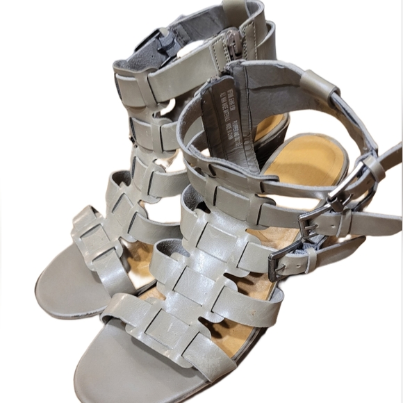 Rampage Gladiator Heeled Sandal Size 9.5 Muted Grey - Picture 4 of 8